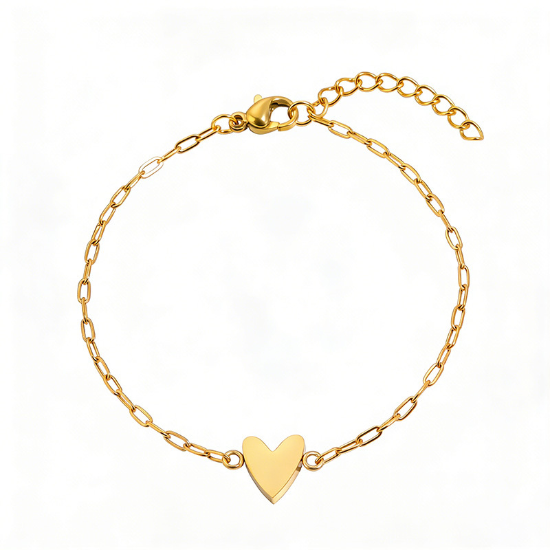 Bracelet Adjustable Heart Chain Matching Couple Jewelry | Meowbutter