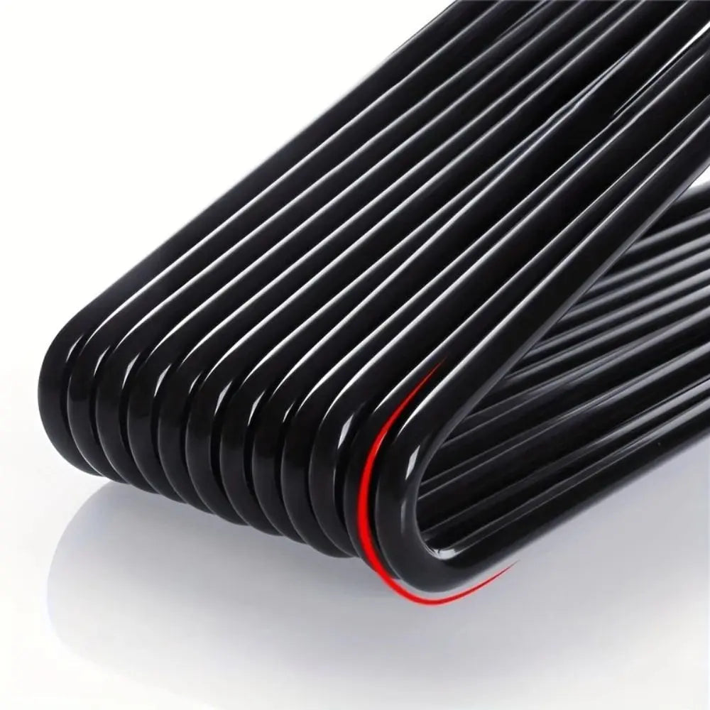 Cintres antidérapants en métal en forme de Z, lot de 10 pièces