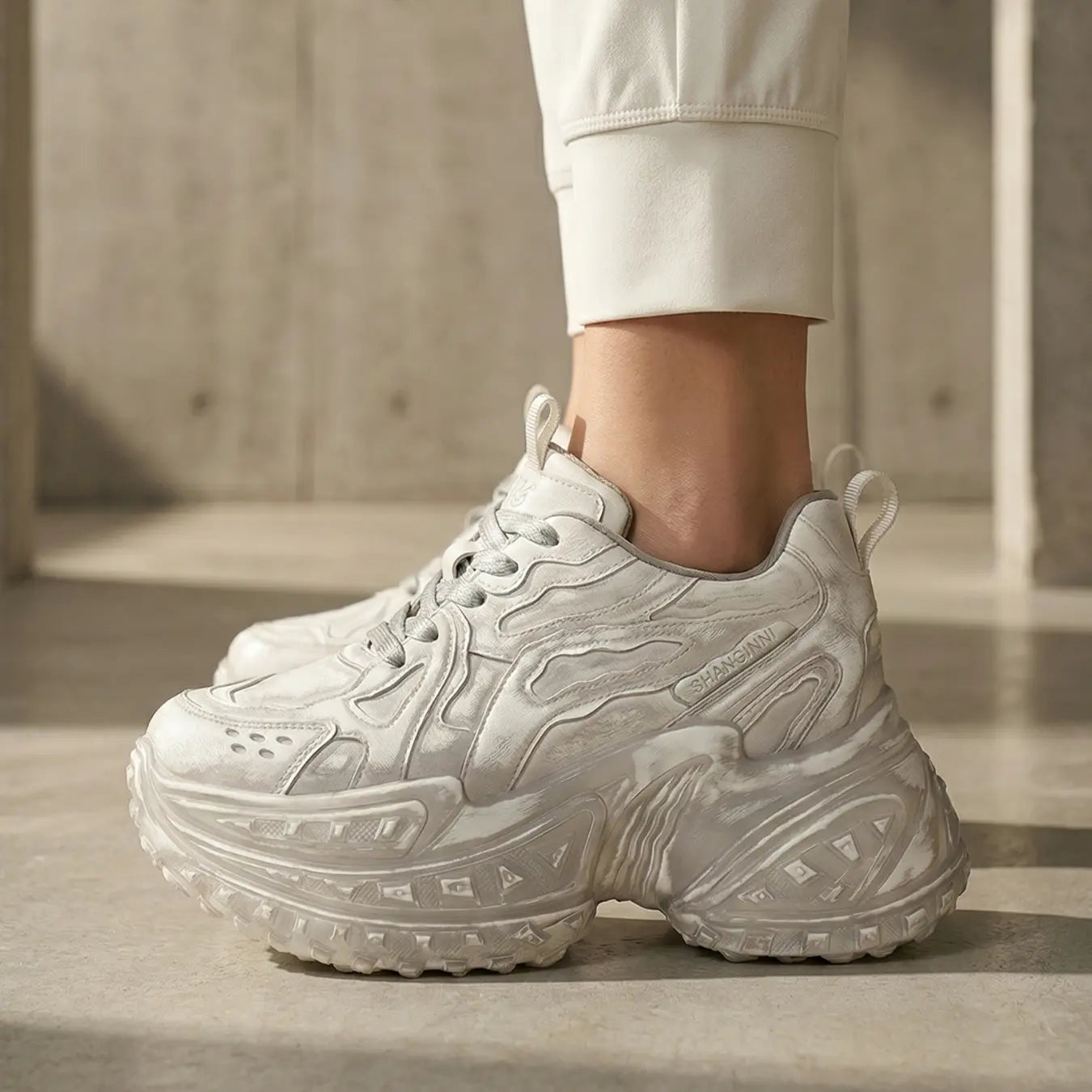 Gravix 11 Cm Height Boost Shoes With Bold Futuristic Silhouette