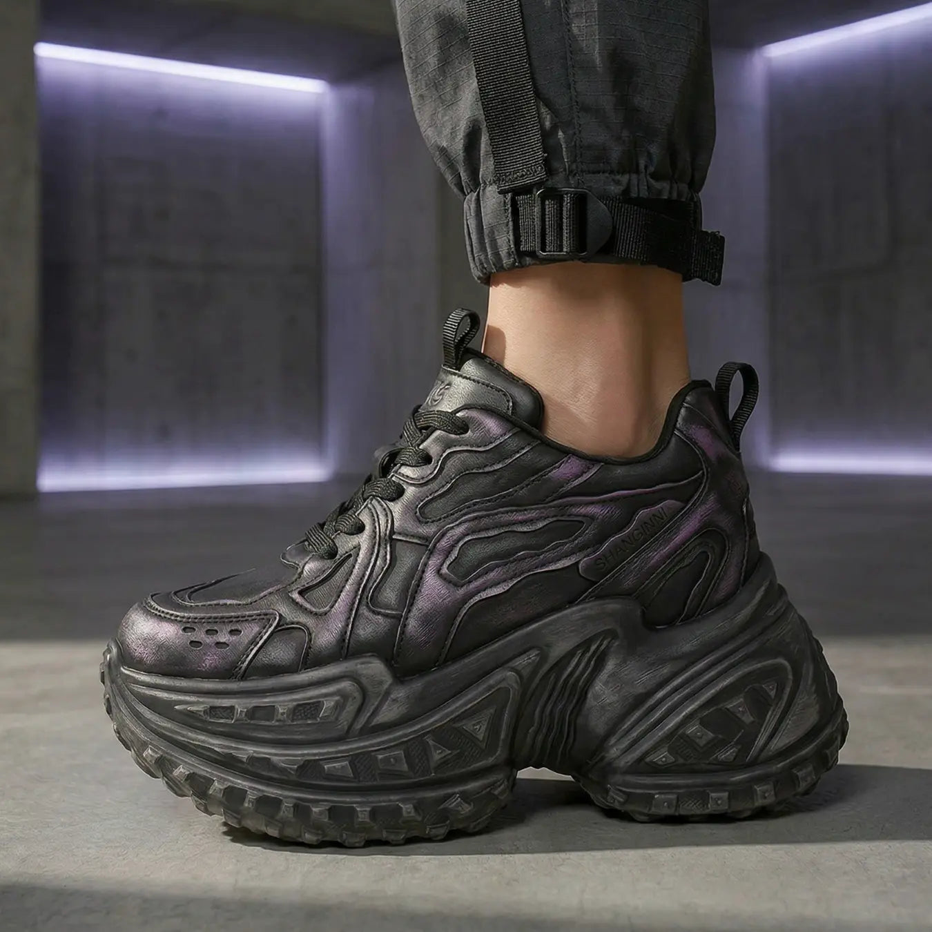 Gravix 11 Cm Height Boost Shoes With Bold Futuristic Silhouette