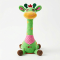 Interaktiv sjungande giraff i plysch – mjuk musikalisk leksak