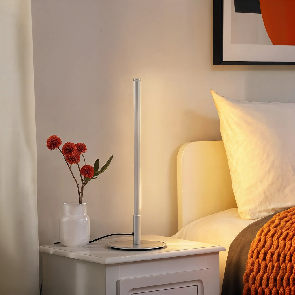 Golden LED Desk Lamp With Soft Warm Light For Home Office Use