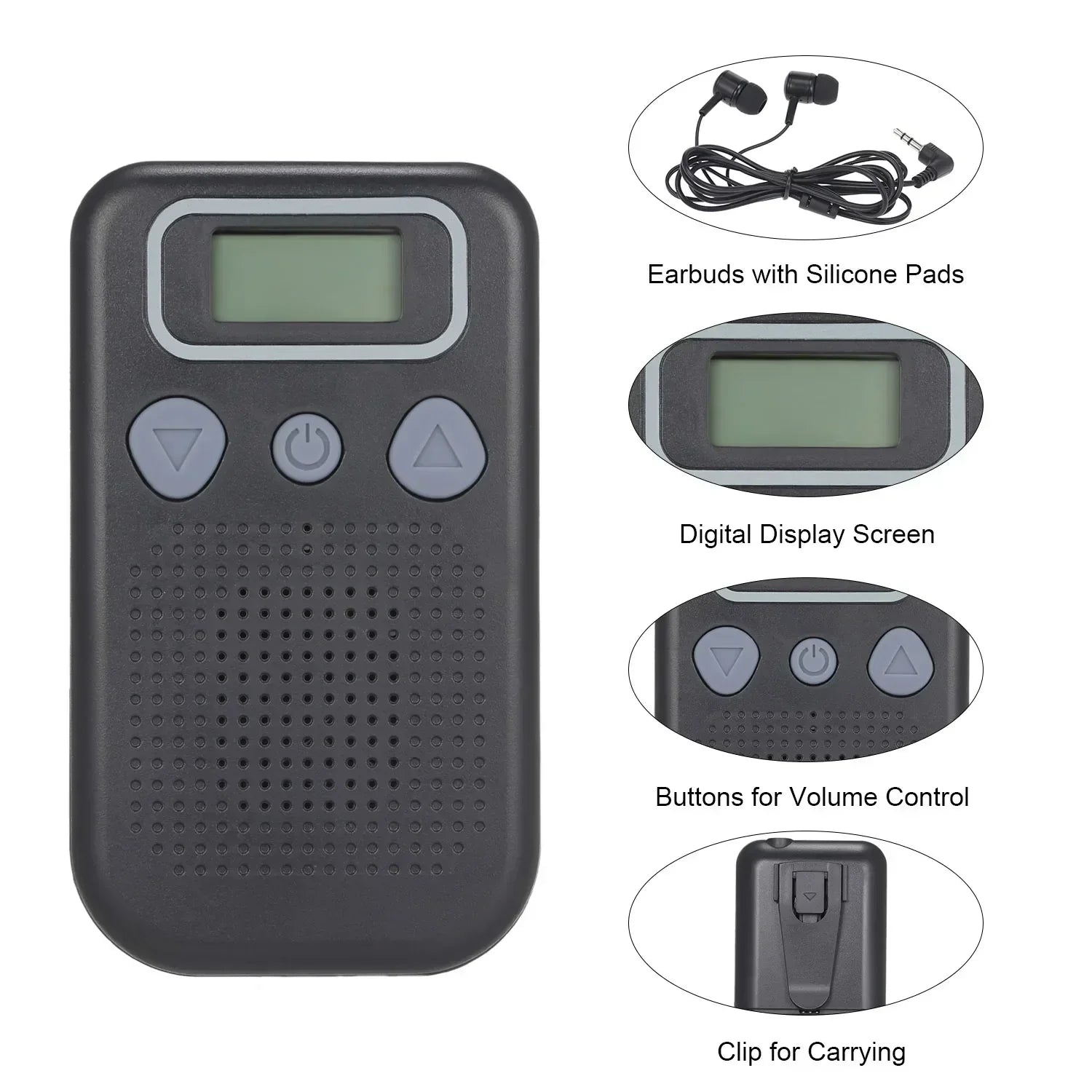 Personal Sound Amplifier - Battery-Powered In-Ear Design - Portable Listening Device | meowbutter