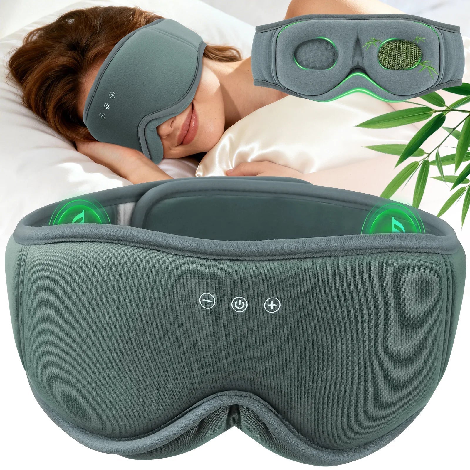 ComfortZone háromdimenziós fényzáró Bluetooth alvómaszk — binaurális hangzás