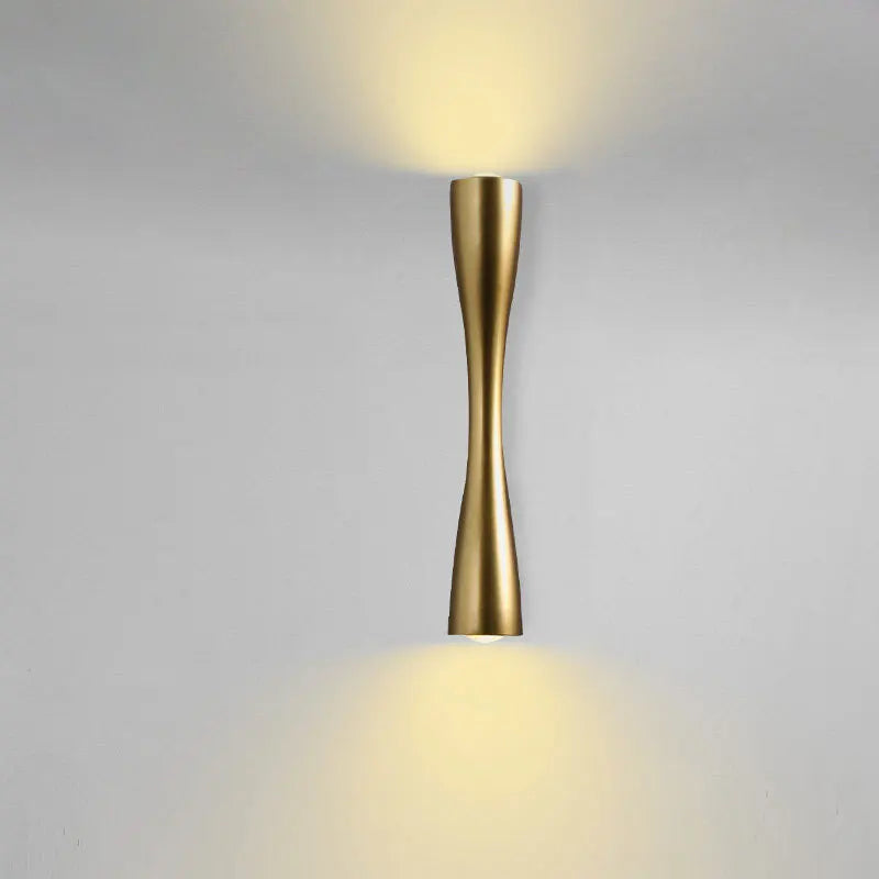 Modern Gold Wall Light | Nordic Up & Down Waterproof Lamp | Meowbutter