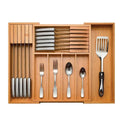 EcoStyle bambusbestikbakke — 7 rum, justerbar ramme