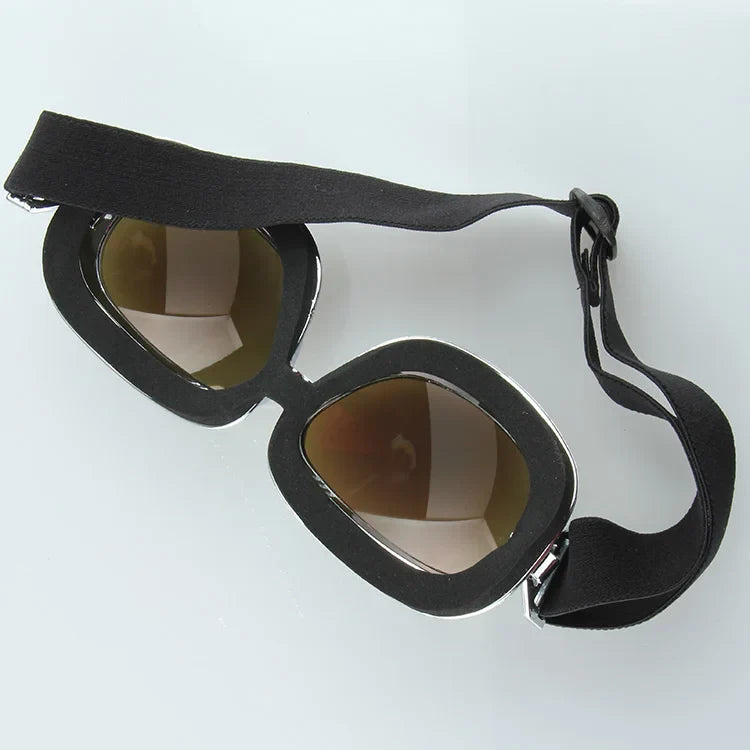 Motorcycle Goggles Vintage Windproof UV Protection for Harley | meowbutter