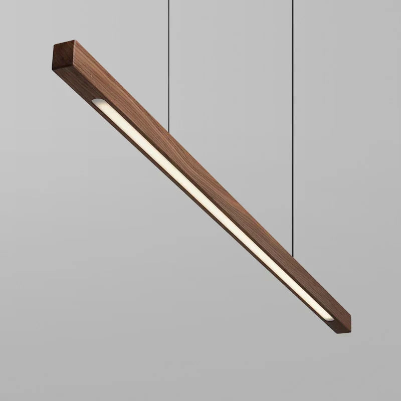Gindo-pendellampe i træ til bardisk — skandinavisk minimalistisk design