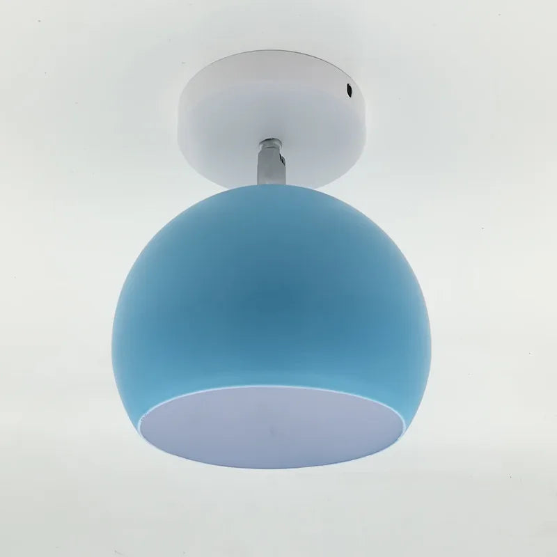 Lampada da soffitto Nordic Macaron | Lampada rotonda moderna in alluminio | Meowbutter