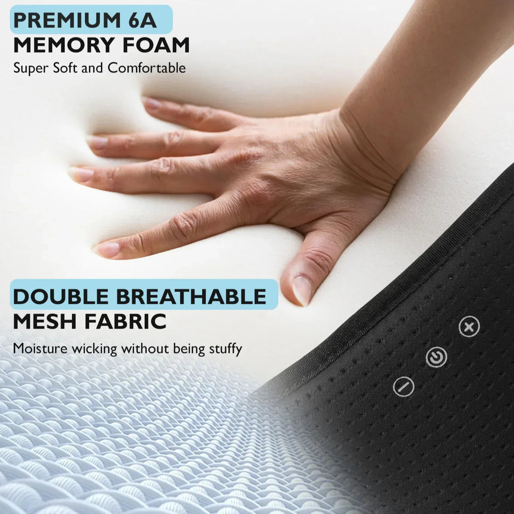 Spací maska DreamGuard Bluetooth — úplné zatemnění, prodyšná tkanina