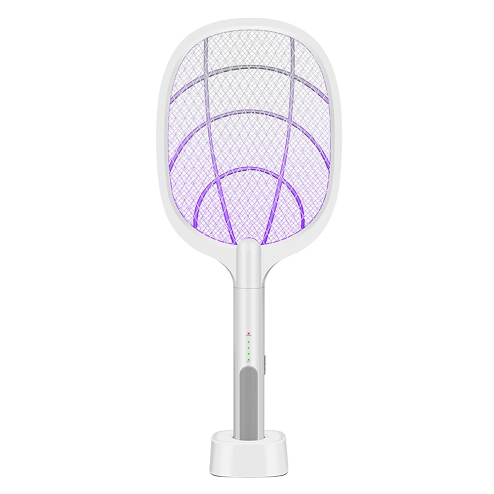 Raquette électrique anti-moustiques - Rechargeable par USB - Raquette anti-insectes portable | meowbutter