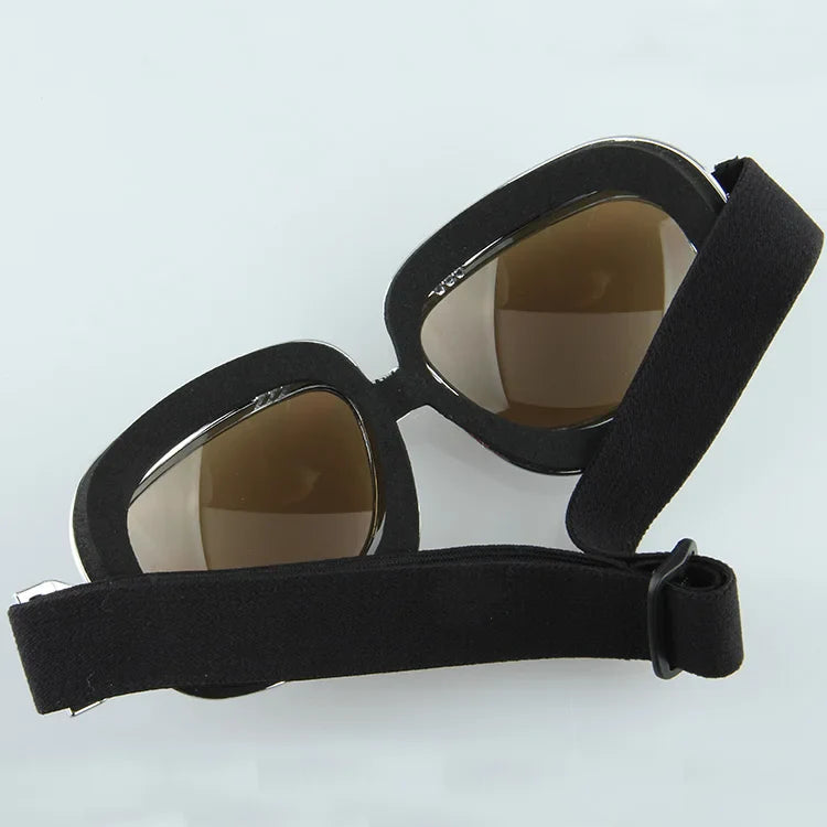 Motorcycle Goggles Vintage Windproof UV Protection for Harley | meowbutter
