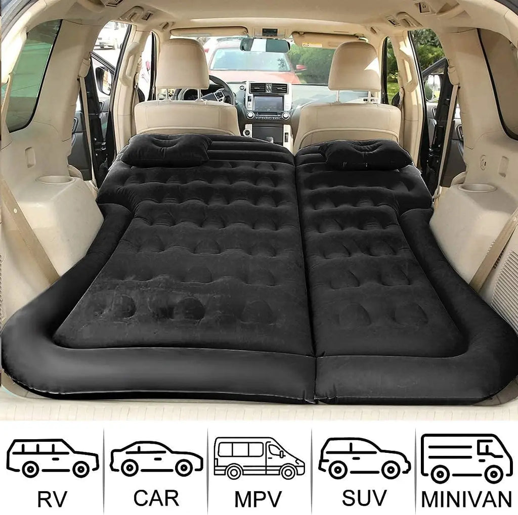 Colchón inflable portátil para coche ComfortNest — plataforma acolchada para dormir
