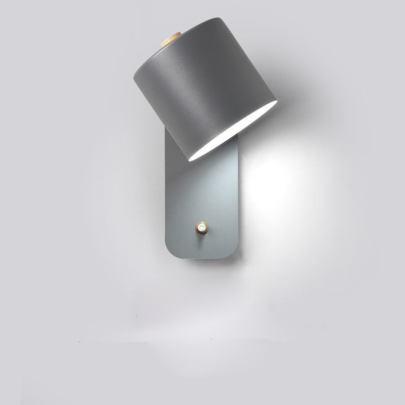 Candeeiro de Parede LED Moderno com Interruptor | Luz de Parede Interior | Meowbutter