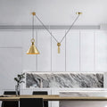 Gold Ceiling Hanging Lamp