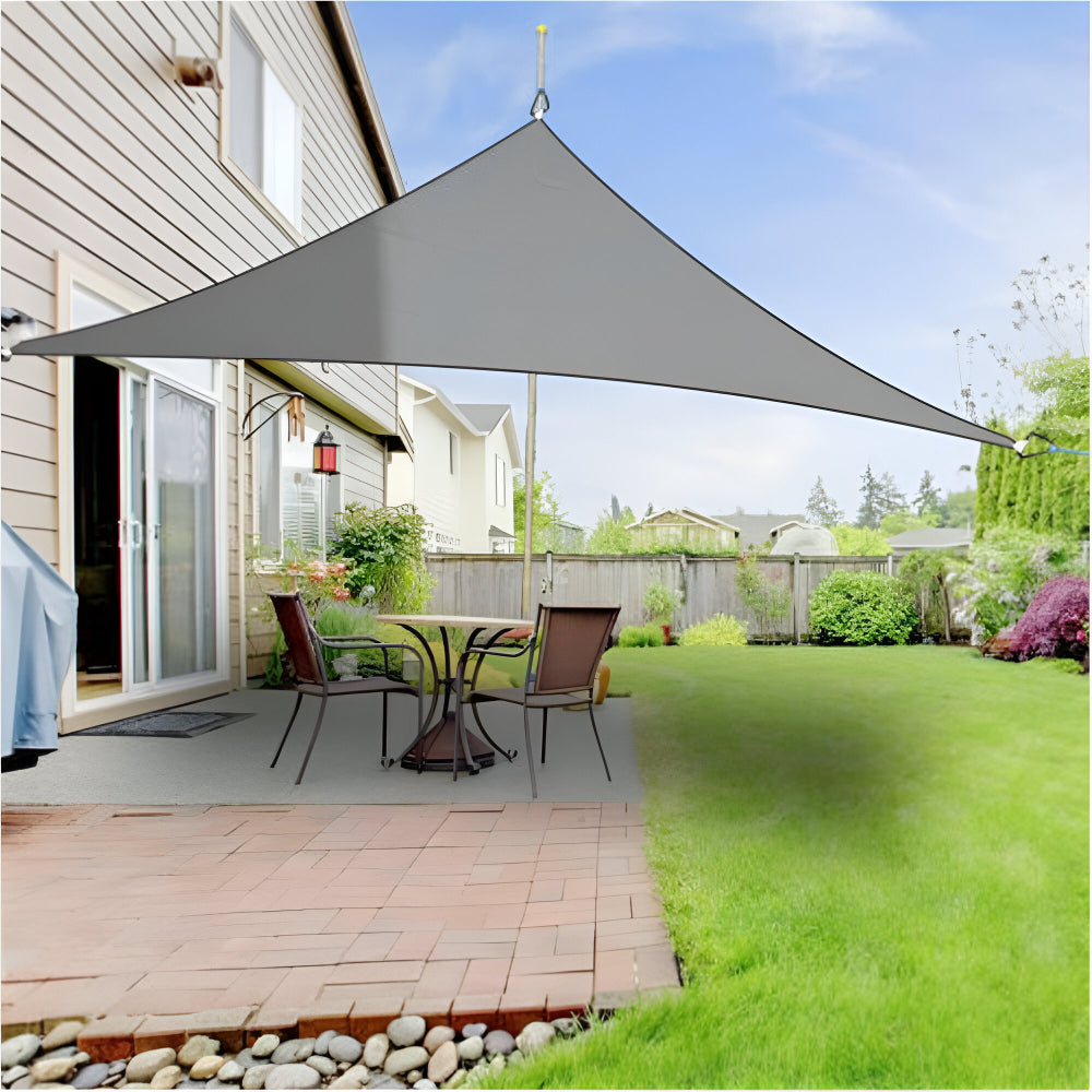 Triangular Square or Rectangular Woven Textile Sun Shade Sail