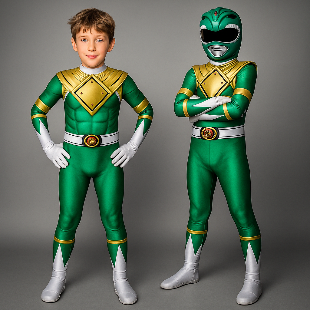 Kids Costume Superhero Jumpsuit Muscle Print Party Outfit | Meowbutter
