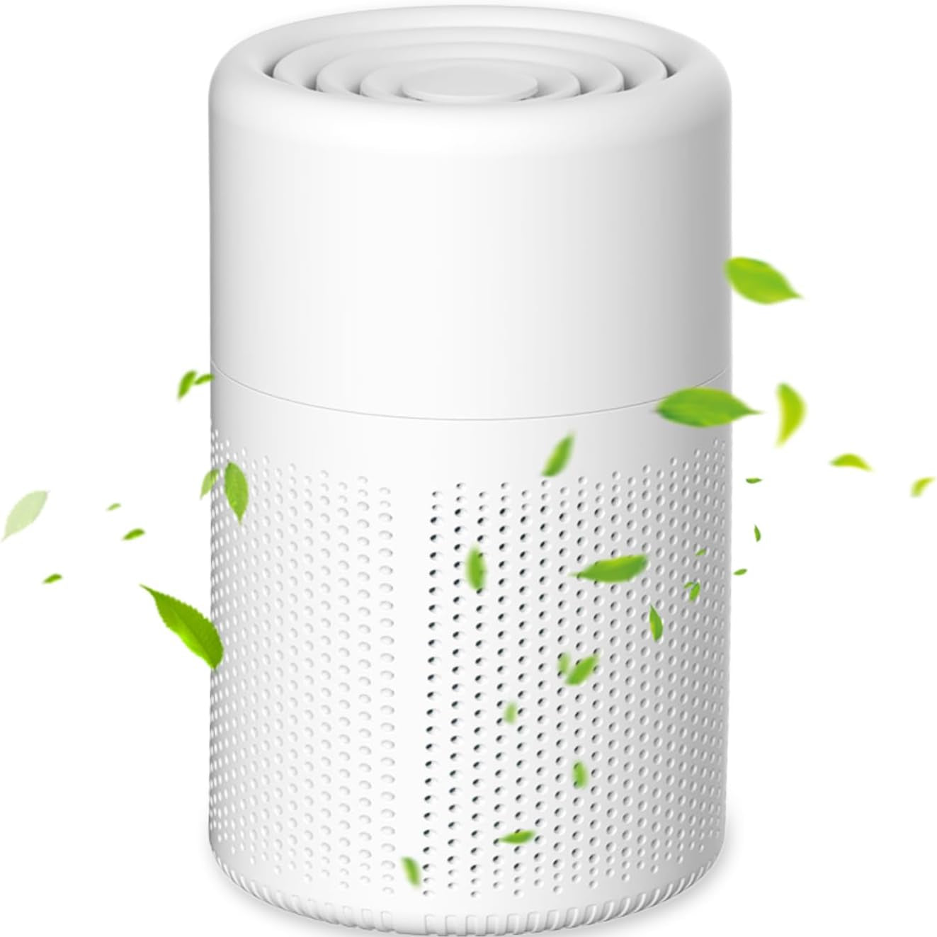 منقّي هواء - فلتر HEPA حقيقي - ترشيح ثلاثي المراحل - 25 dB - محمول - للاستخدام في المنزل وغرفة النوم | meowbutter