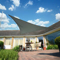 Triangular Square or Rectangular Woven Textile Sun Shade Sail