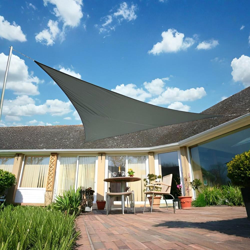 Triangular Square or Rectangular Woven Textile Sun Shade Sail