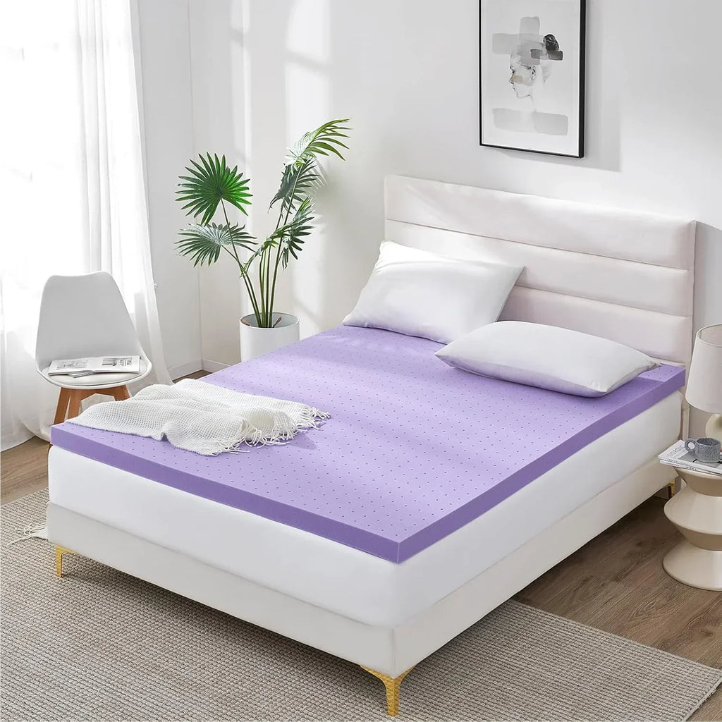 Topper per materasso rinfrescante Comfort Rest infuso di gel — tutte le misure di letto