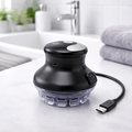 Akumulátorový strojek a zastřihovač vlasů — 360stupňová holicí hlavice