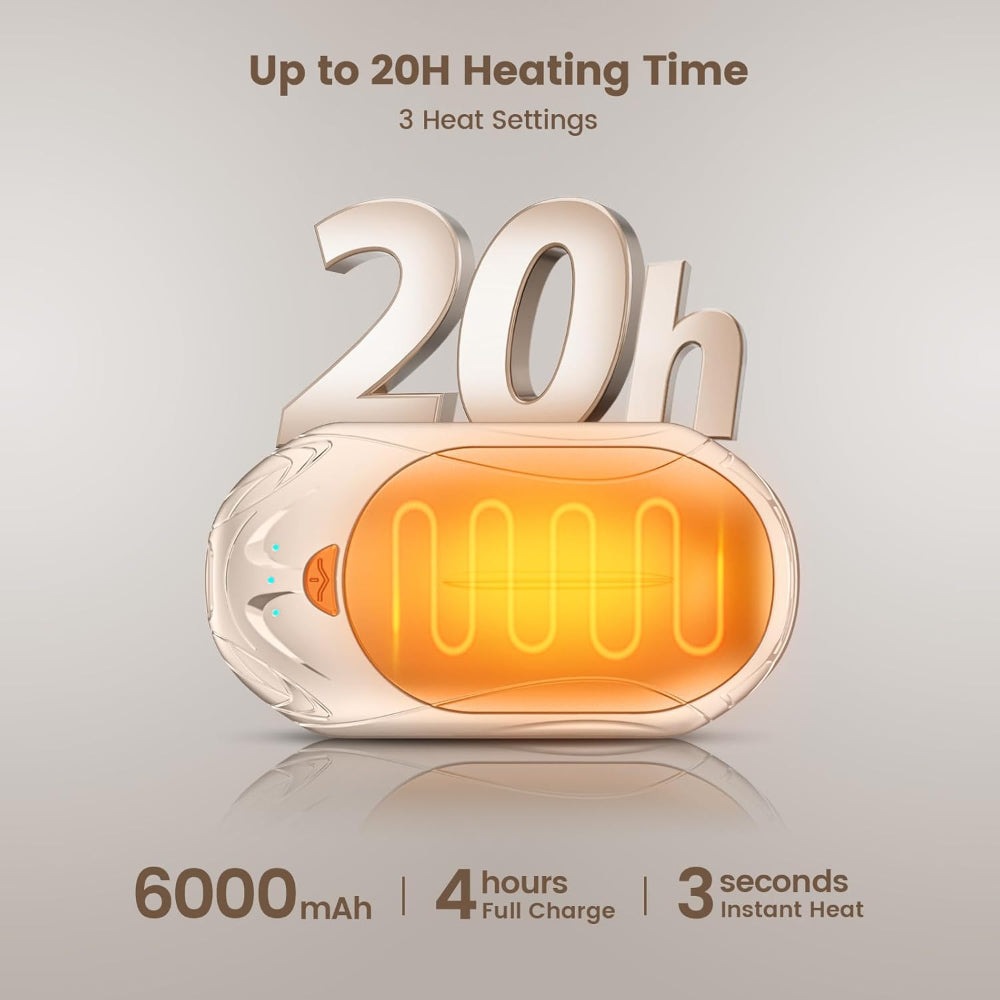 Hand Warmers Rechargeable Electric Pocket Heater Set | Meowbutter