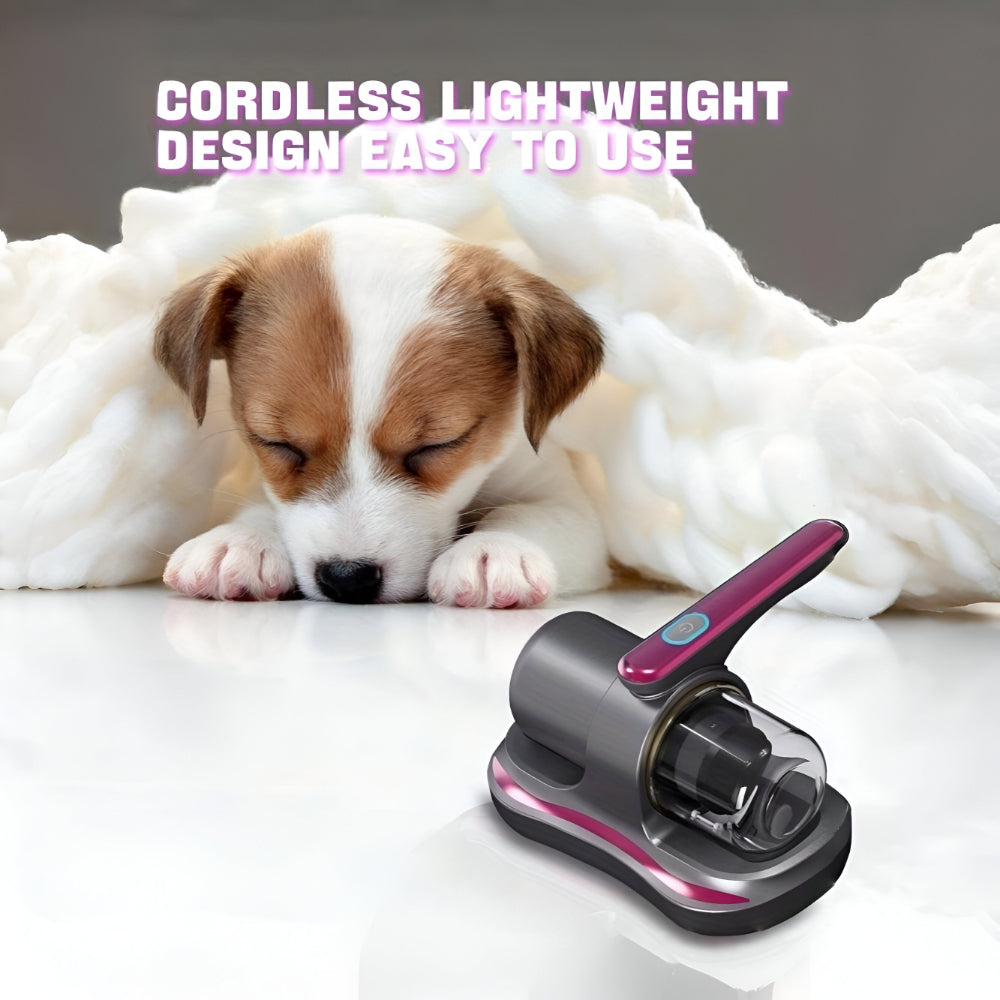 Aspirateur-balai à main sans fil — rechargeable par USB, design compact
