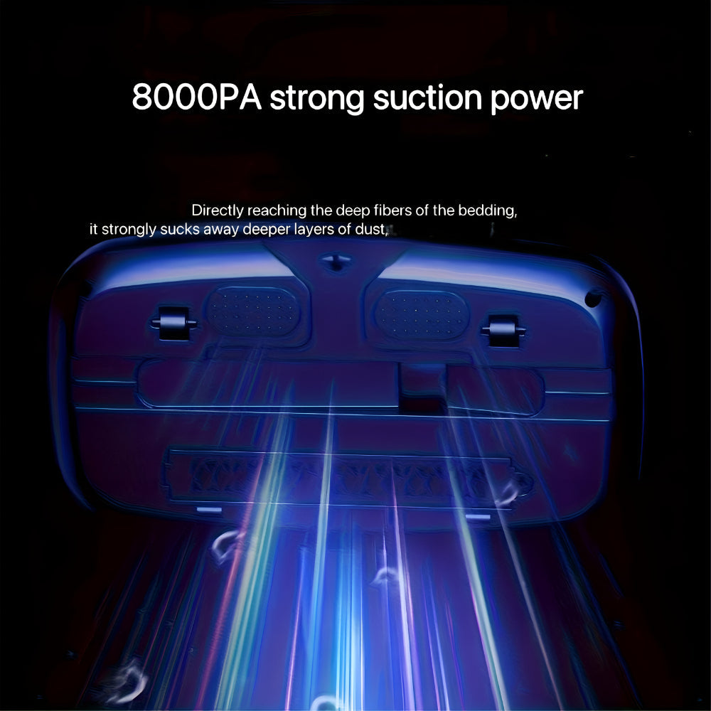 Aspirateur-balai à main sans fil — rechargeable par USB, design compact