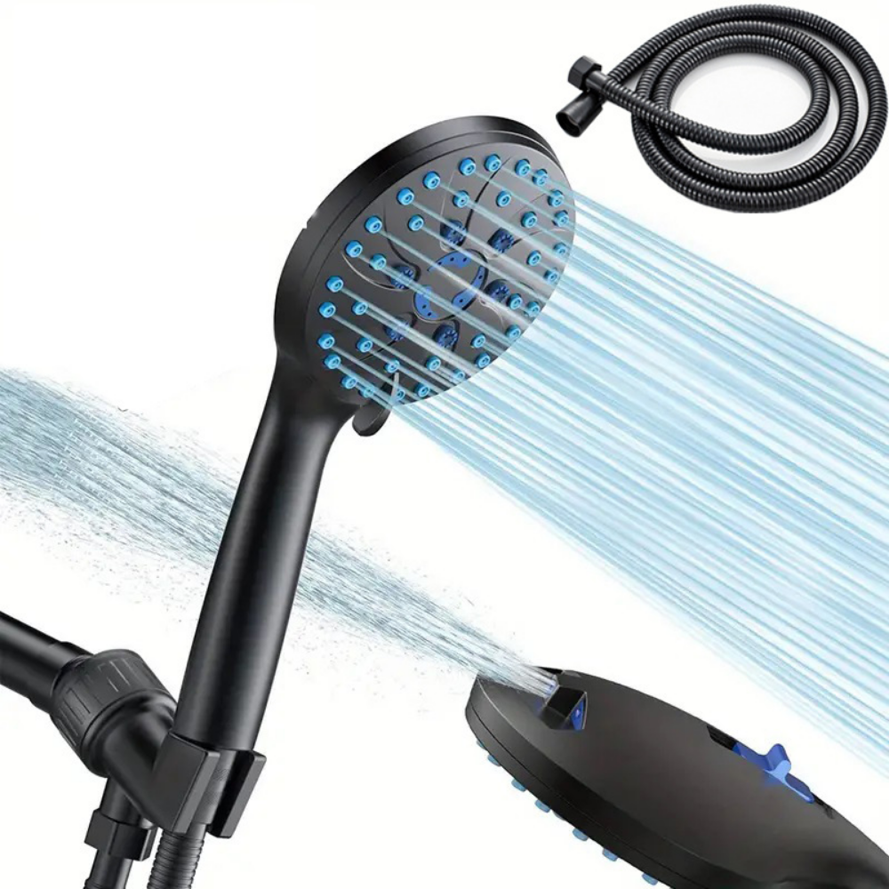 Handheld Showerhead Kit — High-Pressure Flow, Multiple Spray Modes
