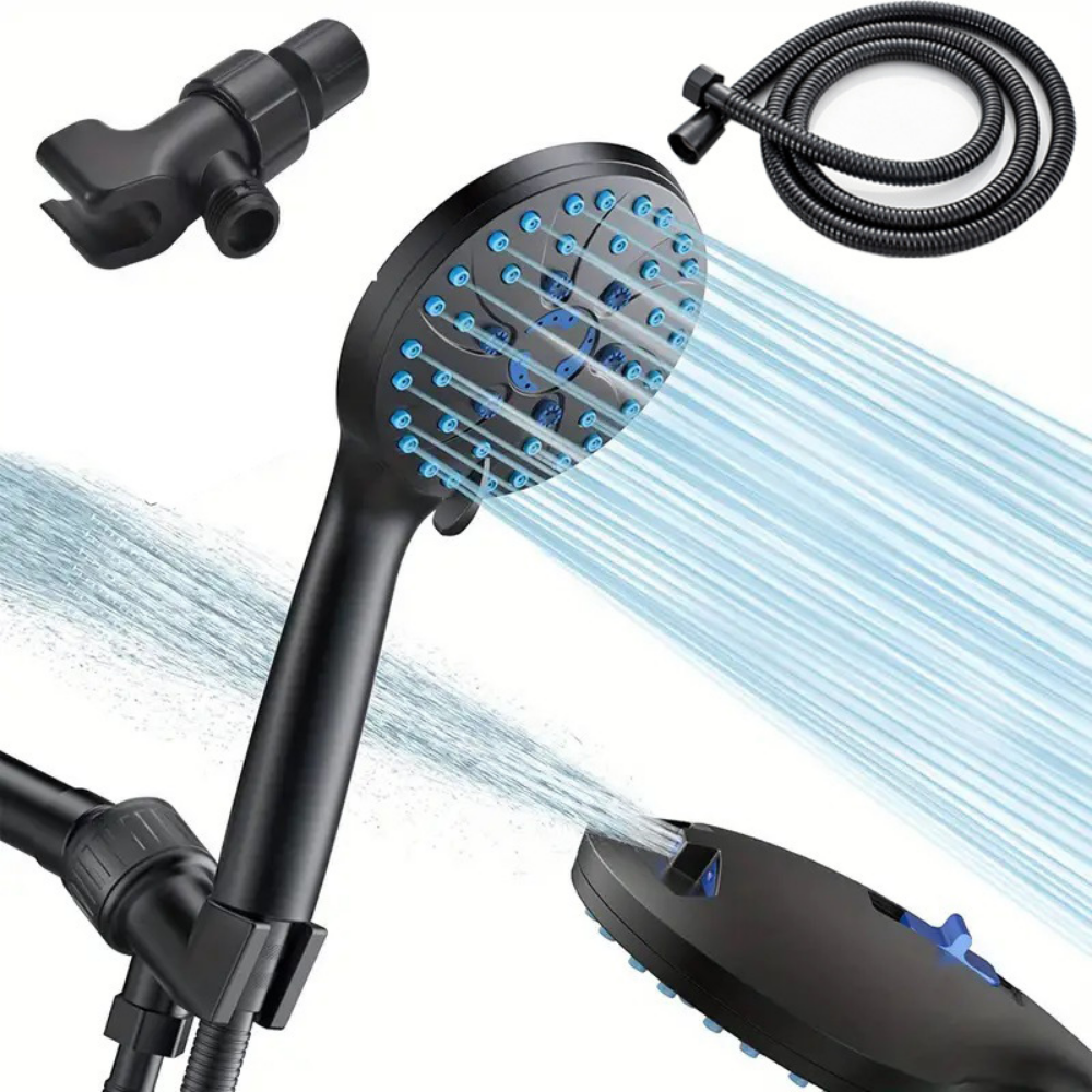 Handheld Showerhead Kit — High-Pressure Flow, Multiple Spray Modes