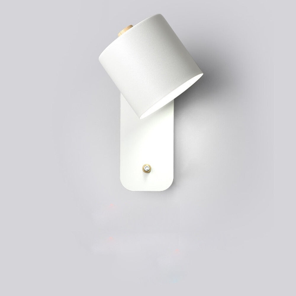Candeeiro de Parede LED Moderno com Interruptor | Luz de Parede Interior | Meowbutter