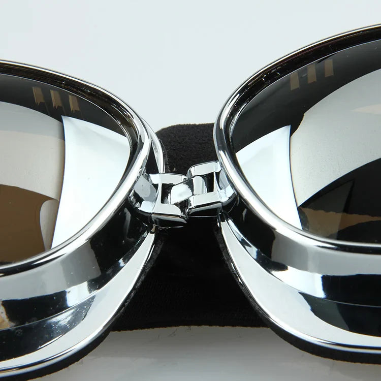 Motorcycle Goggles Vintage Windproof UV Protection for Harley | meowbutter