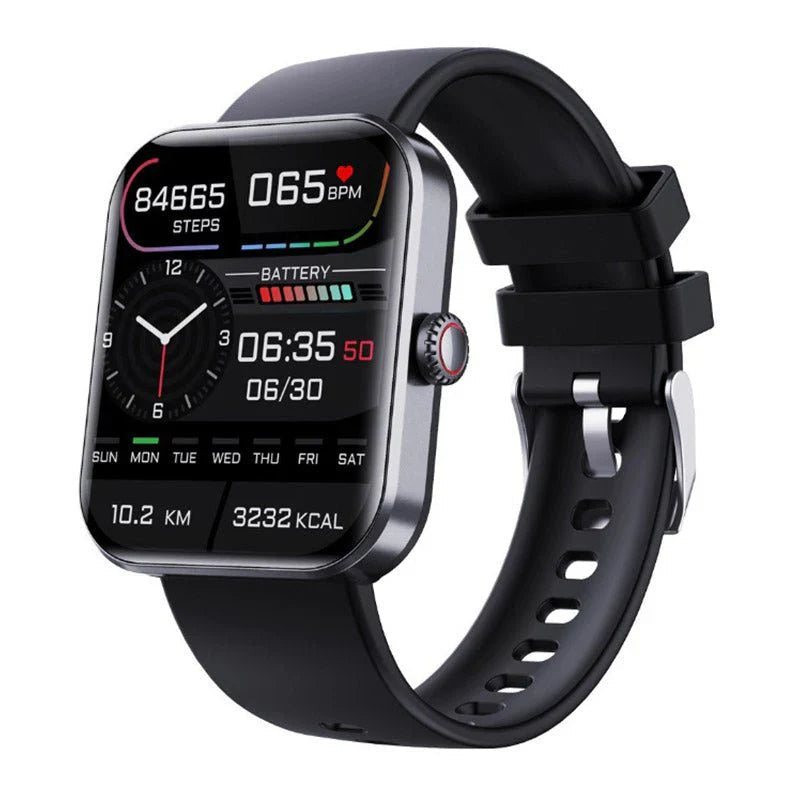 Smartwatch HealthTrack — informacje o zdrowiu w czasie rzeczywistym, ciągłe monitorowanie poziomu glukozy i pracy serca, styl na co dzień