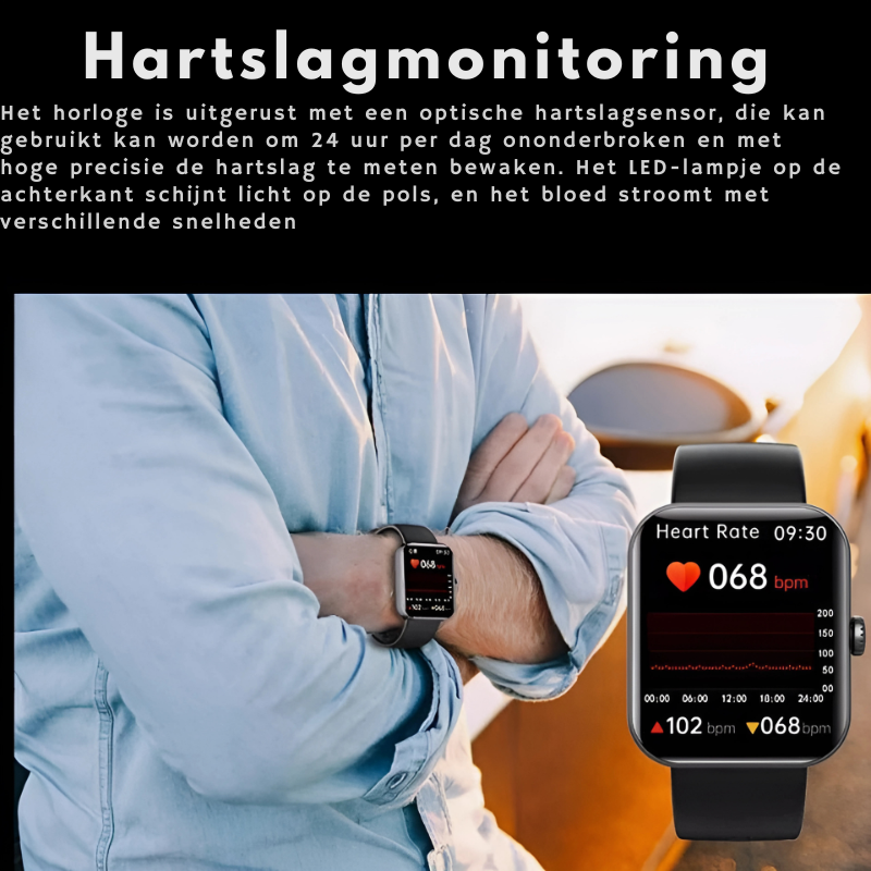 Smartwatch HealthTrack — informacje o zdrowiu w czasie rzeczywistym, ciągłe monitorowanie poziomu glukozy i pracy serca, styl na co dzień