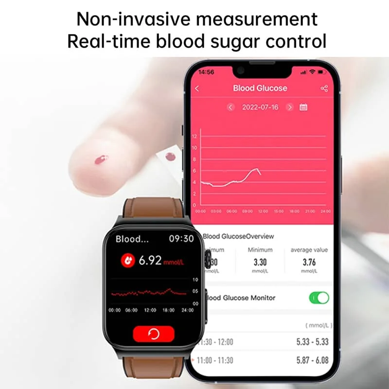 Smartwatch voor gezondheidsbewaking — Live gezondheidsbewaking, aanpasbare wijzerplaten