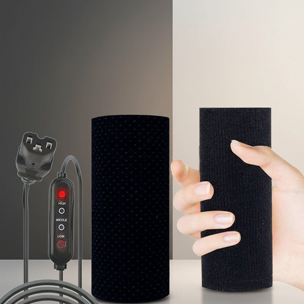 Vyhřívané rukojeti řídítek — napájení přes USB, regulace teploty