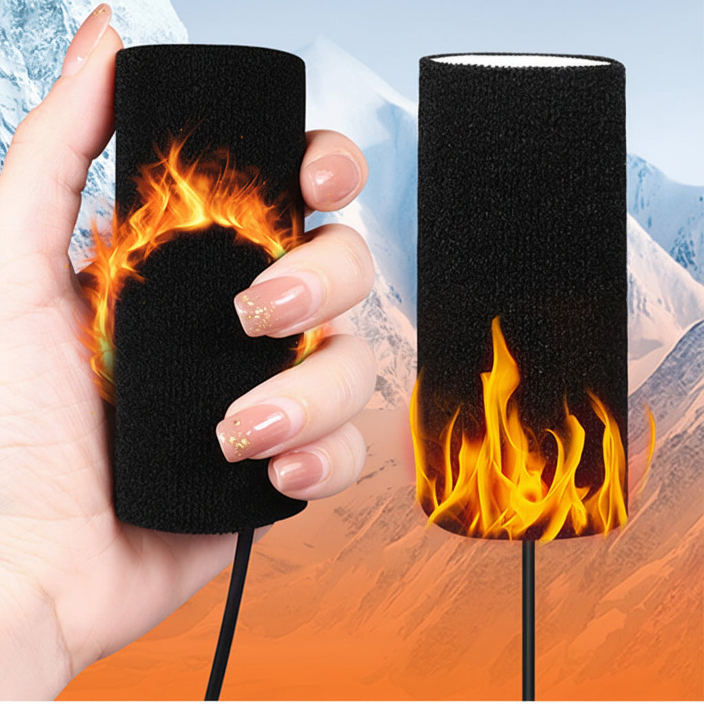 Vyhřívané rukojeti řídítek — napájení přes USB, regulace teploty