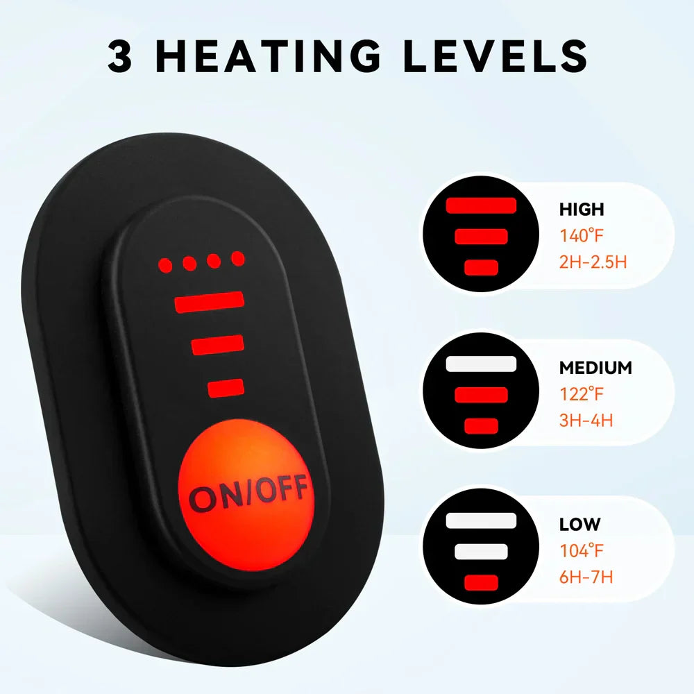Heated Gloves Battery Powered Waterproof Touchscreen Winter Gloves | Meowbutter