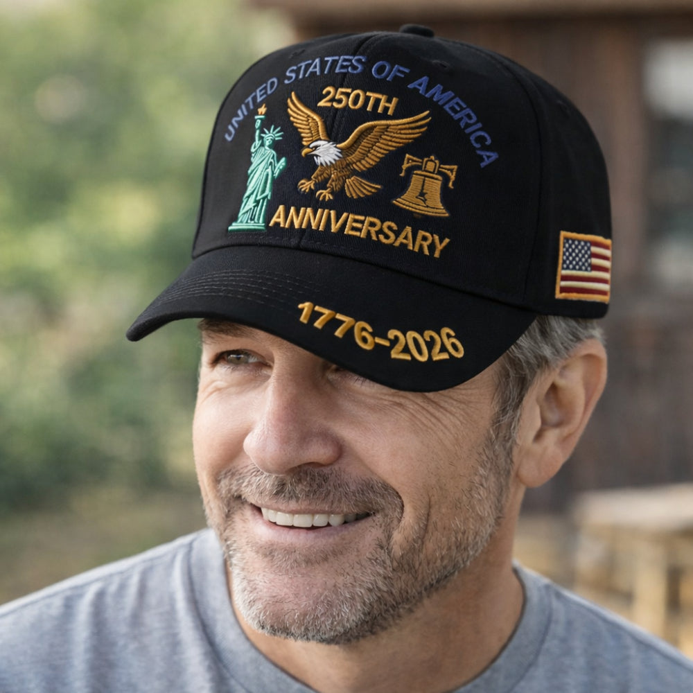 Patriotic Baseball Cap — Commemorative Design, Intricately Stitched National Motifs, Comfort Fit