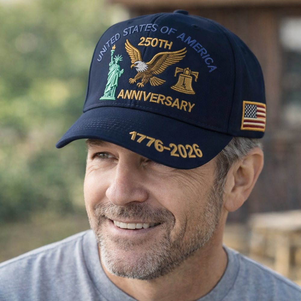 Patriotic Baseball Cap — Commemorative Design, Intricately Stitched National Motifs, Comfort Fit