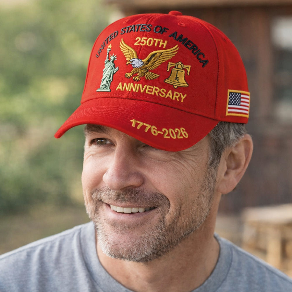 Patriotic Baseball Cap — Commemorative Design, Intricately Stitched National Motifs, Comfort Fit