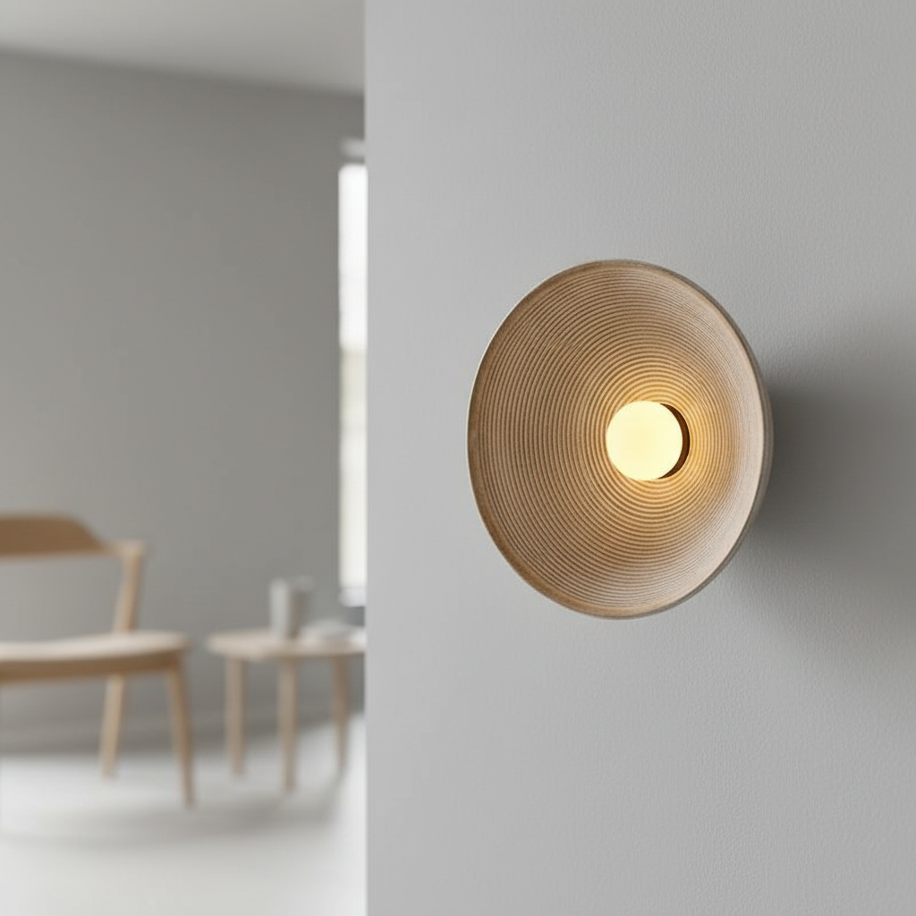 Hikari Wall Lamp With Soft Diffusion Japanese Inspired Design