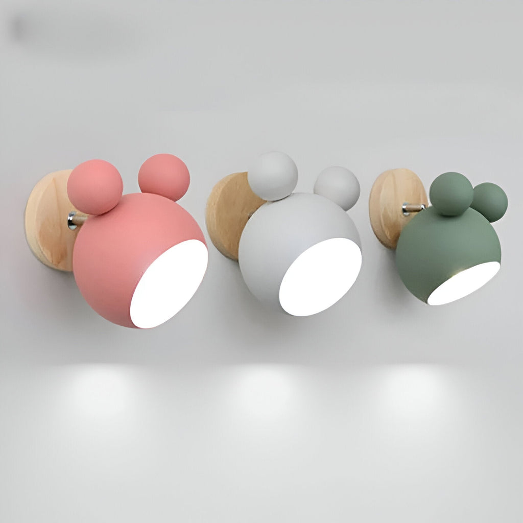 FlashMouse verspielte moderne Wandleuchte - Gelenkiger, von Nagetieren inspirierter Lampenschirm
