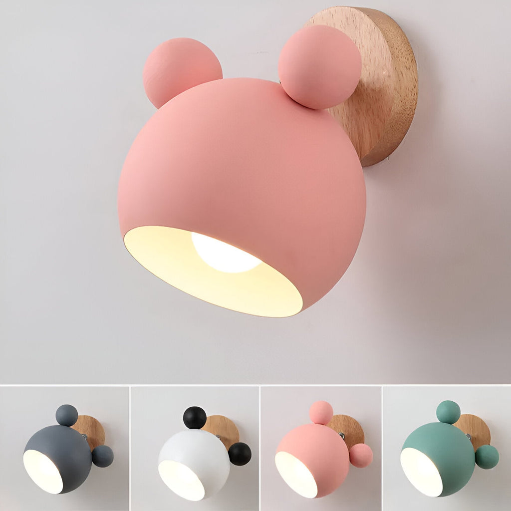 FlashMouse verspielte moderne Wandleuchte - Gelenkiger, von Nagetieren inspirierter Lampenschirm