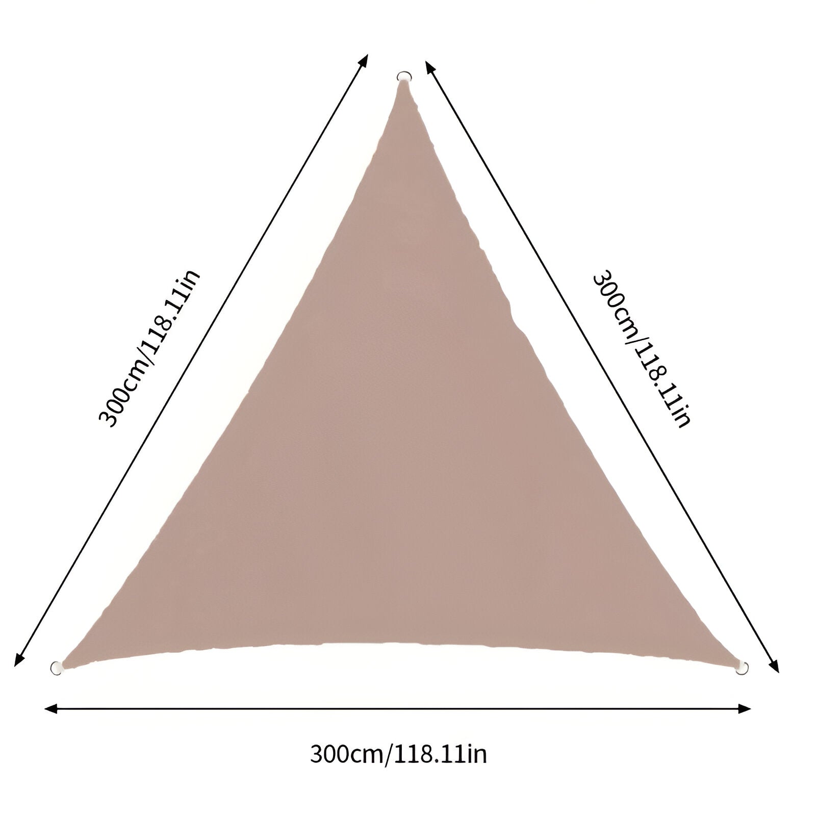 TriBlocker Shade Sail | Vela Ombreggiante Triangolare Impermeabile con Protezione UV | Meowbutter