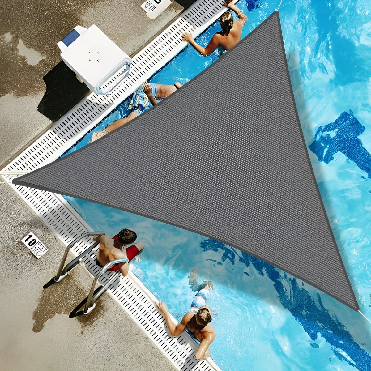 TriBlocker wasserdichtes Sonnensegel – dreieckige Überdachung mit UV-Schutz