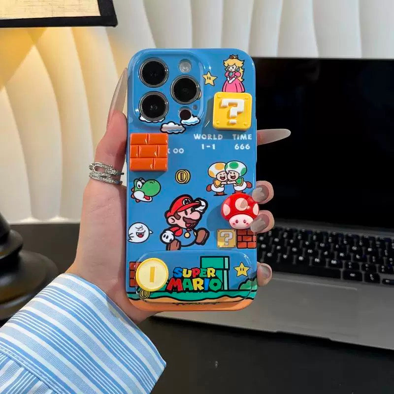 Cute Super Mario iPhone Case For A Playful Phone Look