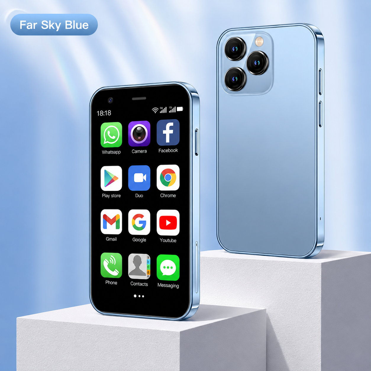 Børne-smartphone - Forældrekontrolfunktioner - Første telefon design | meowbutter