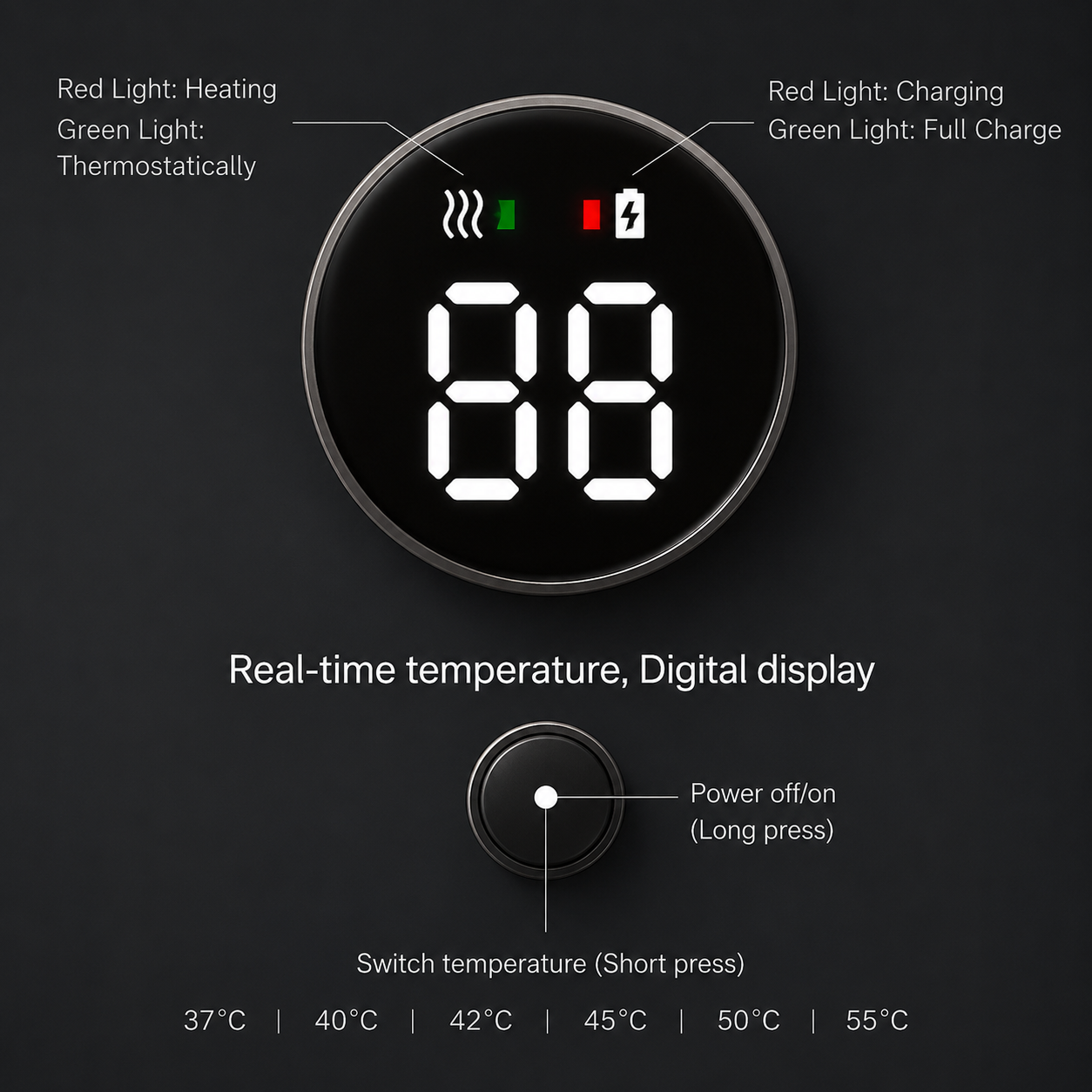 Portable Baby Bottle Warmer - Temperature Control - Travel-Friendly Design | meowbutter